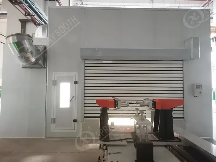 Metro Paint Booth With Painting Robots 1 Metro Paint Booth With Painting Robots 1