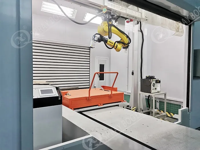 Metro Paint Booth With Painting Robots 2 Metro Paint Booth With Painting Robots 2