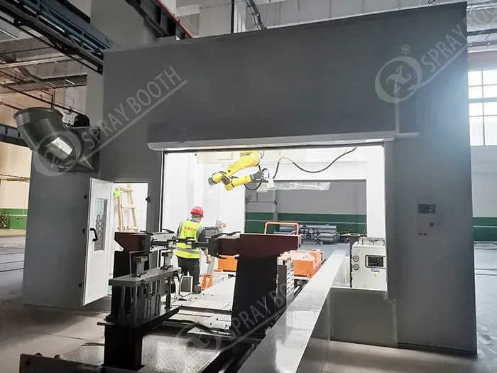 Metro Paint Booth With Painting Robots 5 Metro Paint Booth With Painting Robots 5